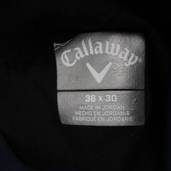 Callaway Golf Pants Mens 36x28 Blue Flat Front Straight Leg Stretch - Picture 11 of 13